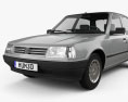 Peugeot 309 5门 1985 3D模型