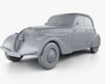 Peugeot 402 Legere 1935 3d model clay render