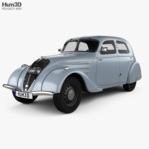 Peugeot 302 1936 3D model