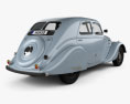 Peugeot 302 1936 3D模型 后视图