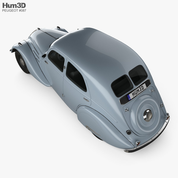 Peugeot 302 1936 3D model - Vehicles on Hum3D