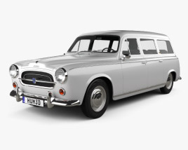 Peugeot 403 Familiale 1956 3D model