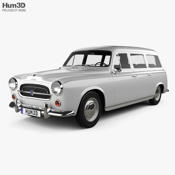 Peugeot 403 Familiale 1956 Modello 3D
