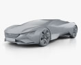 Peugeot Vision Gran Turismo 2015 3d model clay render