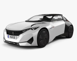 Peugeot Fractal 2016 3D model
