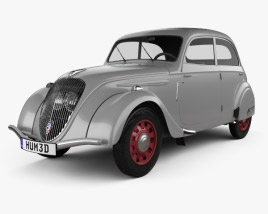 Peugeot 202 Berline 1938 3D-Modell