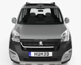 Peugeot Partner Tepee Outdoor 2018 3D-Modell Vorderansicht