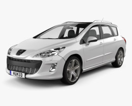 Peugeot 308 SW 2011 3D model