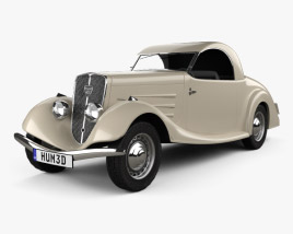 Peugeot 401 Eclipse 1934 3D model