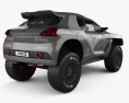 Peugeot 2008 DKR with HQ interior 2014 3d model back view