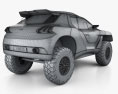 Peugeot 2008 DKR HQインテリアと 2014 3Dモデル