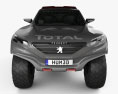 Peugeot 2008 DKR 인테리어 가 있는 2014 3D 모델  front view