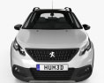 Peugeot 2008 GT Line 2017 3Dモデル front view