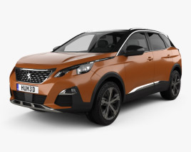 Peugeot 3008 2016 3D model