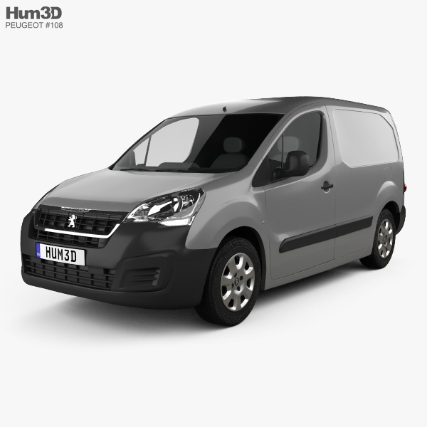 Peugeot Partner Van 2018 3D модель