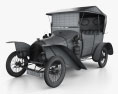 Peugeot Type BP1 Bebe 1913 3D модель wire render