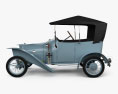 Peugeot Type BP1 Bebe 1913 3D-Modell Seitenansicht