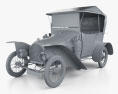Peugeot Type BP1 Bebe 1913 3D 모델  clay render