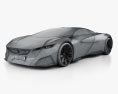 Peugeot Onyx 2012 3d model wire render