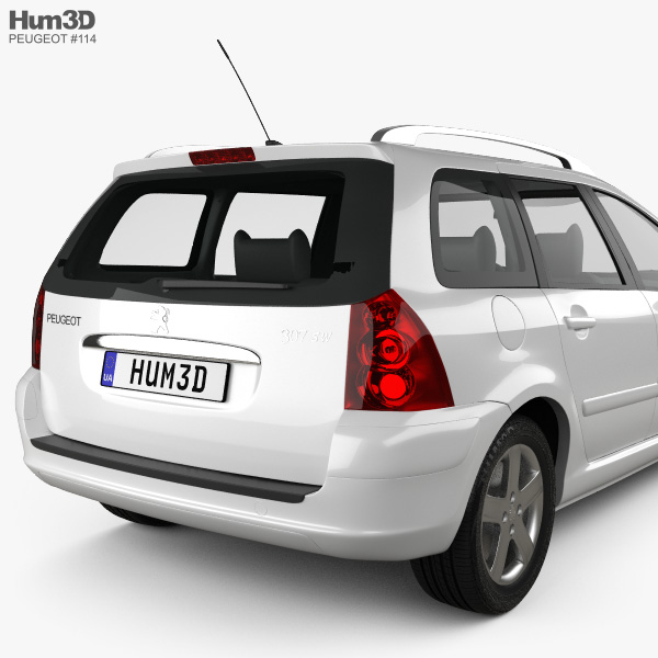 Peugeot 307 SW 2005 3D Model - Vehicles On Hum3D