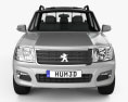 Peugeot Pick Up 4x4 2020 3D-Modell Vorderansicht