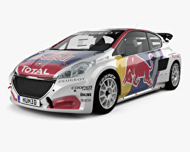 Peugeot 208 WRX 2018 3D model