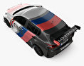 Peugeot 308 TCR 2018 3D模型 顶视图