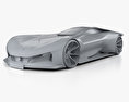 Peugeot L500 R hybrid 2018 3D-Modell clay render