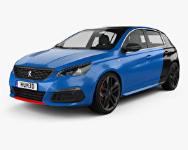 Peugeot 308 GTi hatchback 2020 3D model