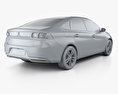 Peugeot 308 sedan 2020 3d model