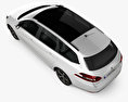 Peugeot 308 SW GT Line 2020 3d model top view
