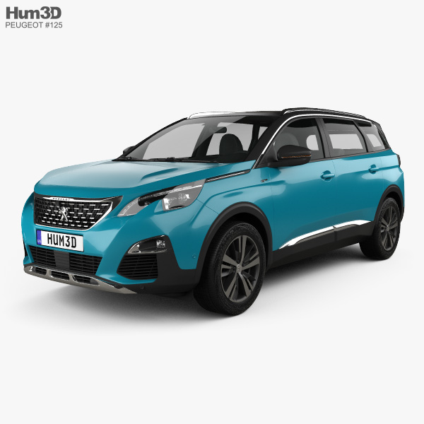 Peugeot 5008 2018 3D model