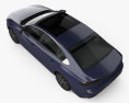 Peugeot 508 liftback 2021 3D-Modell Draufsicht