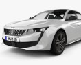 Peugeot 508 liftback GT-line 2021 3D模型