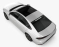 Peugeot 508 liftback GT-line 2021 3D模型 顶视图