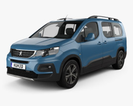 Peugeot Rifter Long 2021 3D模型
