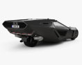 Peugeot Blade Runner 2049 Spinner 2018 3d model back view