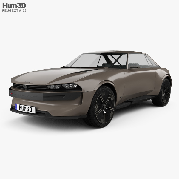Peugeot e-Legend 2019 3D модель