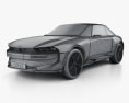 Peugeot e-Legend 2019 Modelo 3D wire render