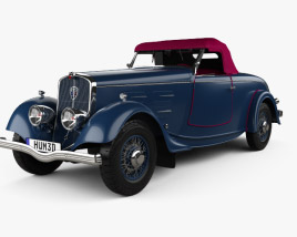 Peugeot 601 ロードスター 1934 3Dモデル
