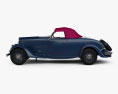 Peugeot 601 雙座敞篷車 1934 3D模型 侧视图
