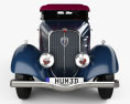 Peugeot 601 雙座敞篷車 1934 3D模型 正面图