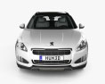 Peugeot 508 RXH with HQ interior 2017 3d model front view