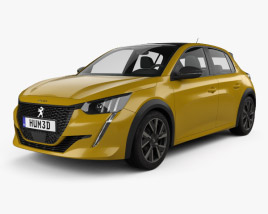 Peugeot 208 GT-Line 2021 3D model