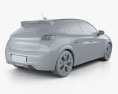 Peugeot 208 GT-Line 2021 Modello 3D