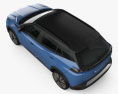 Peugeot e-2008 GT 2019 Modello 3D vista dall'alto