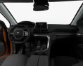 Peugeot 3008 con interior 2016 Modelo 3D dashboard