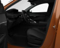 Peugeot 3008 con interior 2016 Modelo 3D seats