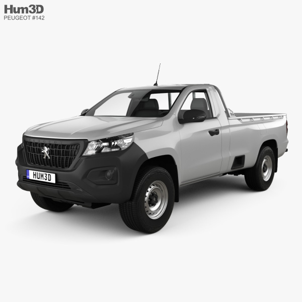 Peugeot Landtrek Single Cab Workhorse 2022 3D модель