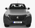 Peugeot Landtrek Cabina Simple Workhorse 2020 Modelo 3D vista frontal